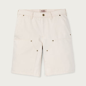 Women's 11-oz. denim work shorts par Filson | Natural seed (White)