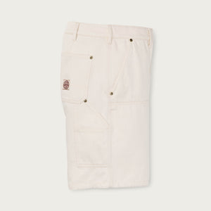 Women's 11-oz. denim work shorts par Filson | Natural seed (White)