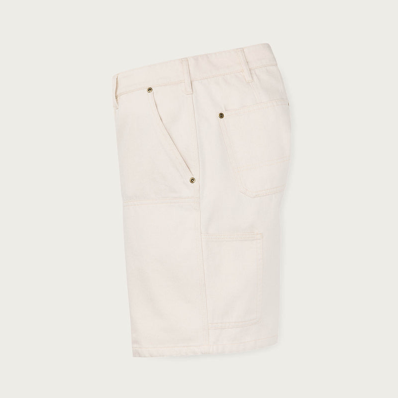 Women's 11-oz. denim work shorts par Filson | Natural seed (White)