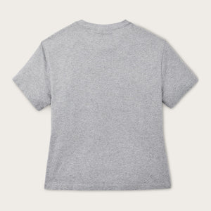 Women's short sleeve pocket tee by Filson | Heather gray (Gray)