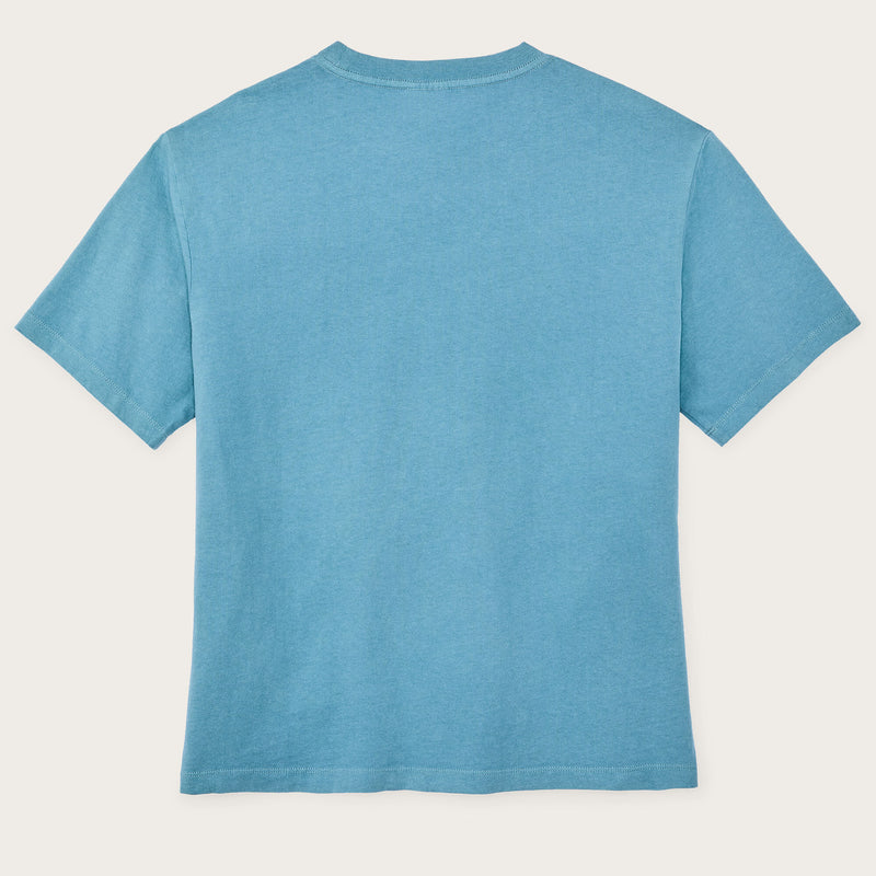 Women's short sleeve pocket tee by Filson | Storm blue (Blue)