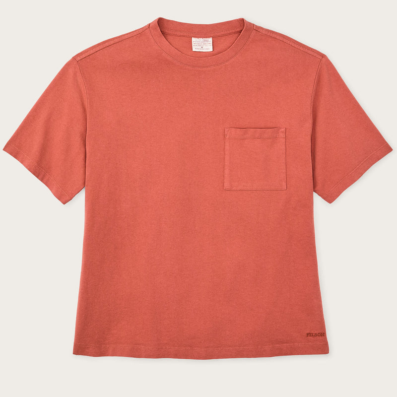 Short sleeve pocket tee für damen von Filson | Cedar red (Pink)