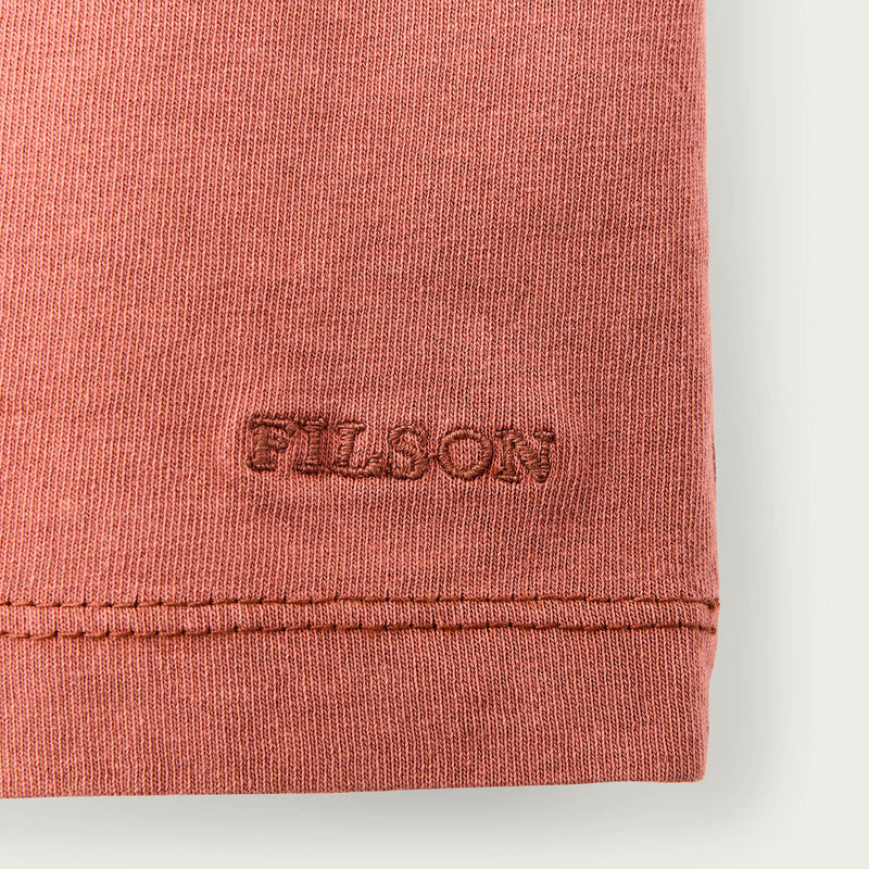 Women's short sleeve pocket tee by Filson | Copper brown (Pink)