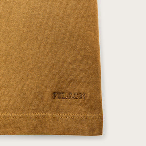 Short sleeve pocket tee für damen von Filson | Bronze brown (Yellow)