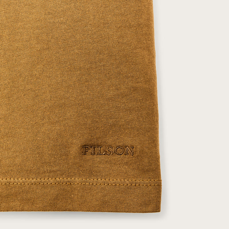 Short sleeve pocket tee für damen von Filson | Bronze brown (Yellow)