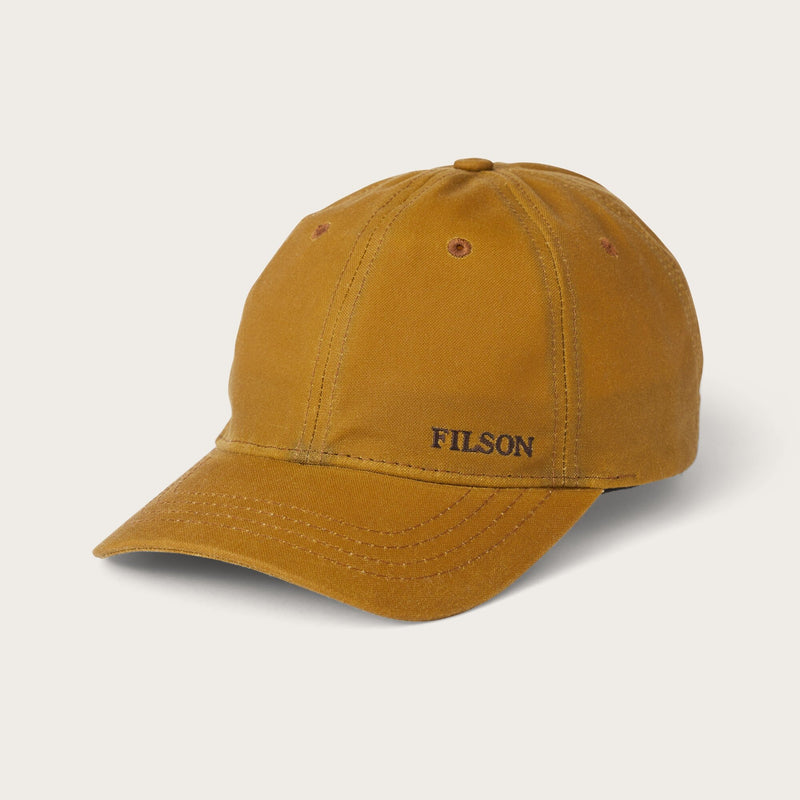 Oil tin cloth low-profile cap by Filson | Dark tan (Beige)