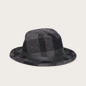 Mackinaw wool packer hat di Filson | Charcoal black (Black)