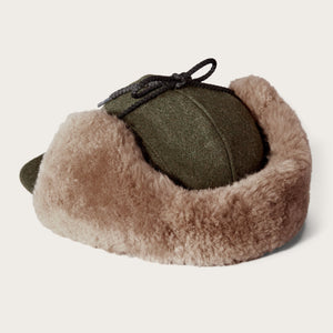 Double mackinaw wool cap by Filson | Forest green/acorn (Green)