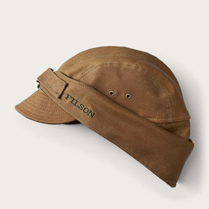 Tin cloth wildfowl hat di Filson | Dark tan (Beige)