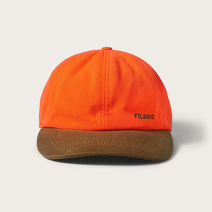 Insulated blaze/tin cloth cap by Filson | Desert tan / blaze o (Orange)