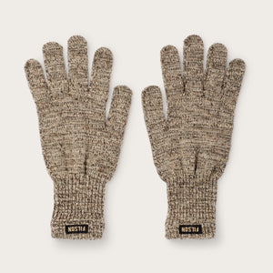 Full finger knit gloves by Filson | Root heather (Grey)