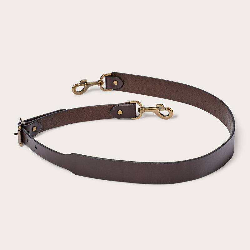 Wide bridle leather shoulder strap di Filson | Brown (Brown)