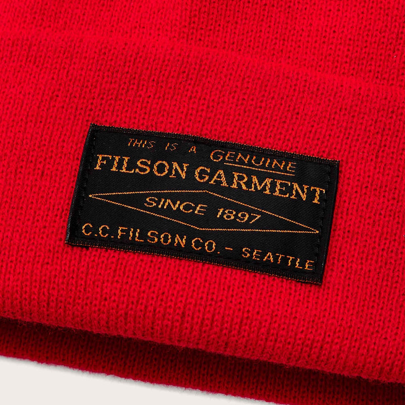 Acrylic watch cap by Filson | Red (Red)