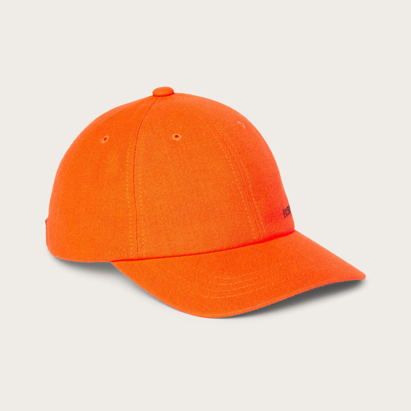 Low-profile cap by Filson | Blaze orange (Red)