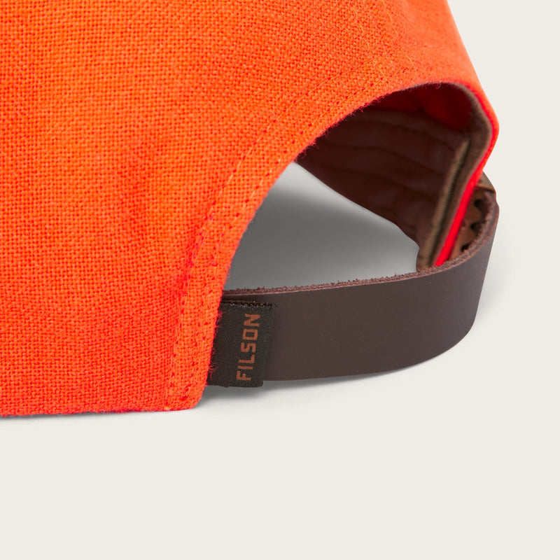 Low-profile cap by Filson | Blaze orange (Red)