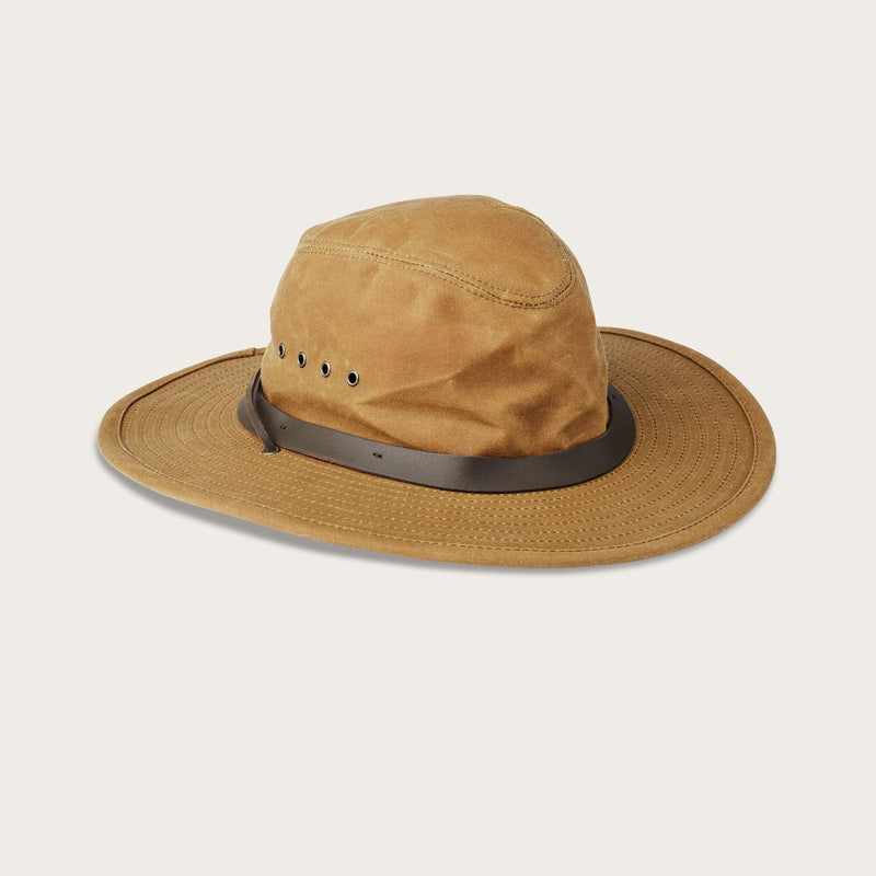 Tin cloth bush hat di Filson | Dark tan (Beige)