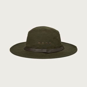 Tin cloth bush hat di Filson | Otter green (Green)