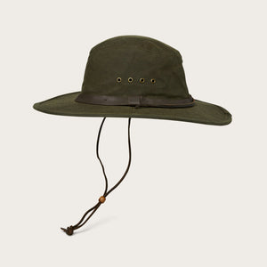 Tin cloth bush hat di Filson | Otter green (Green)