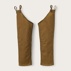 Single tin cloth chaps by Filson | Dark tan (Beige)