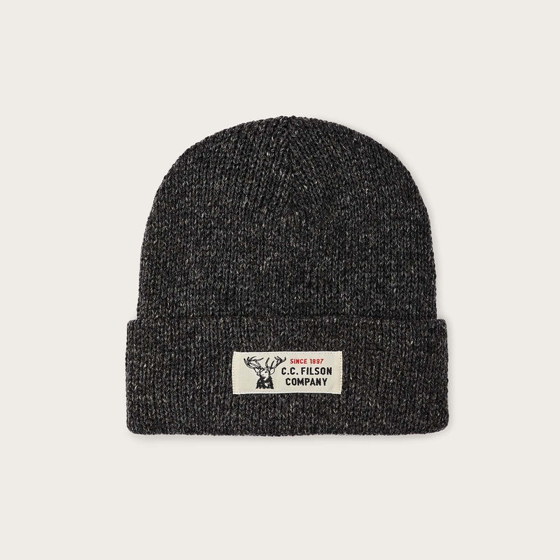 Lined ragg wool beanie di Filson | Charcoal black (Gray)