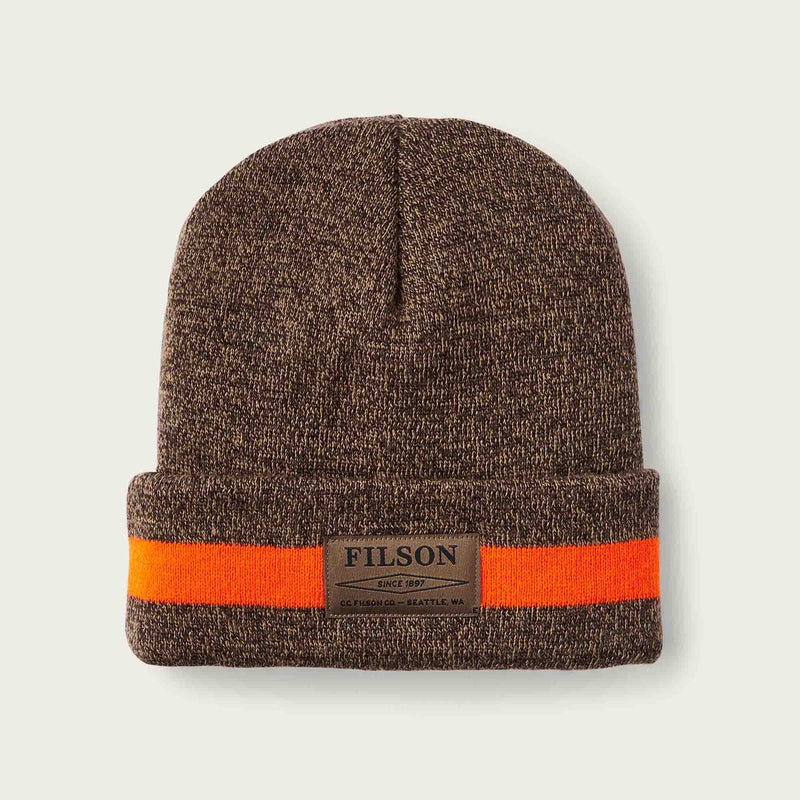 Ballard watch cap by Filson | Walnut flame (Brown)