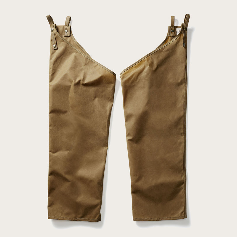 Single tin cloth chaps - husky fit by Filson | Dark tan (Beige)