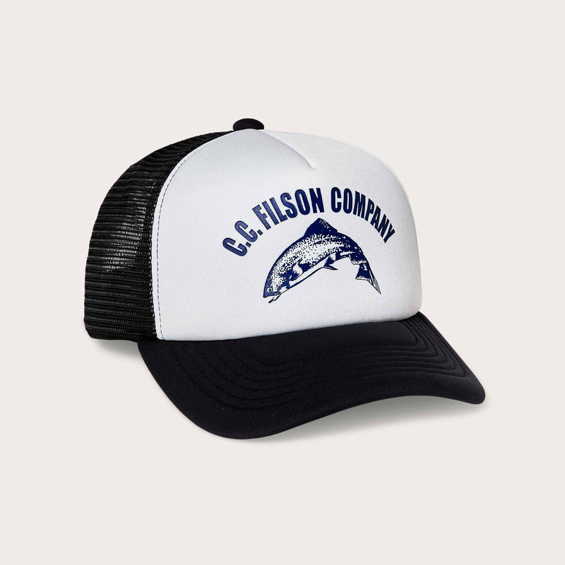 Mesh harvester cap by Filson | White / fisherman's (Multicolor)