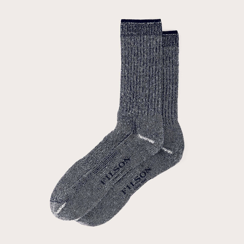 Trekking crew socks by Filson | Navy heather (Blue)