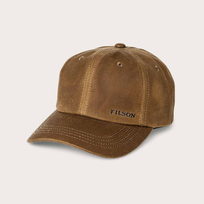 Oil tin low-profile logger cap di Filson | Dark tan (Beige)