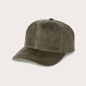 Oil tin low-profile logger cap di Filson | Otter green (Green)