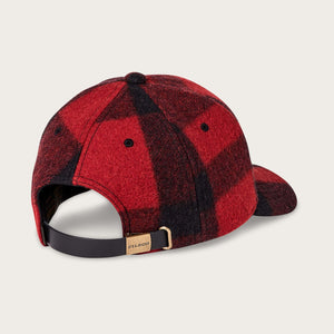 Wool logger cap by Filson | Red / black heritage (Red)