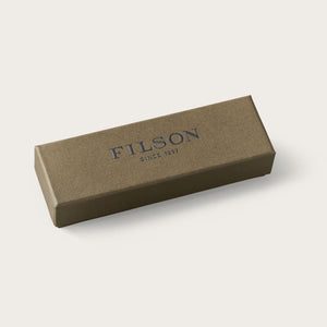 Bridle leather key chain by Filson | Brown leather (Brown)