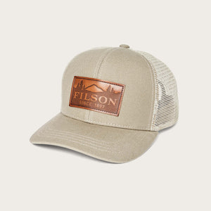 Dry tin logger mesh cap by Filson | Gray khaki (Beige)