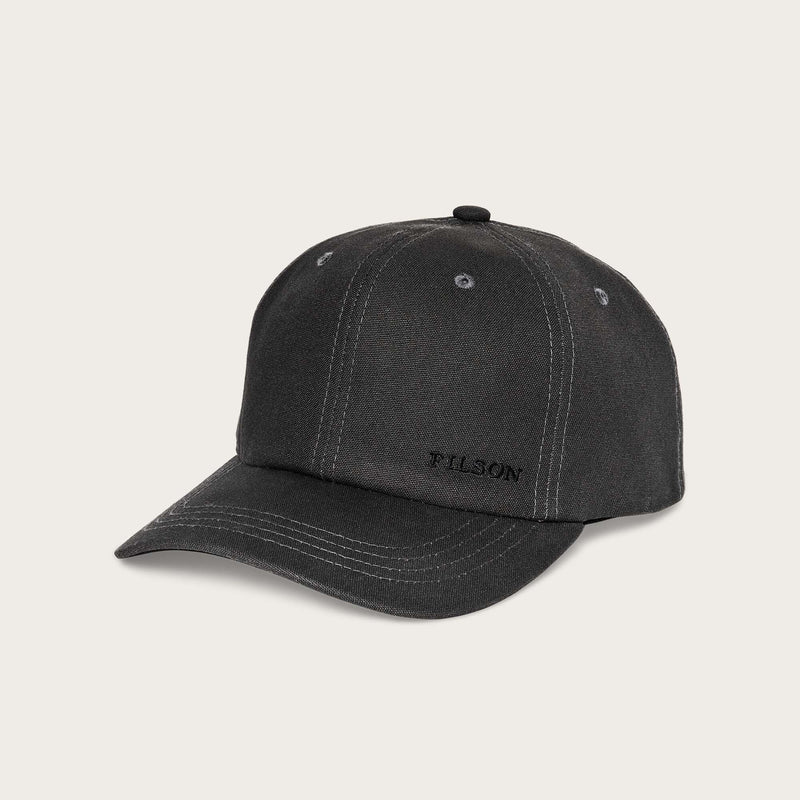 Dry tin low-profile logger cap by Filson | Raven (Black)