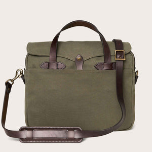 Rugged twill original briefcase by Filson | Otter green (Green)