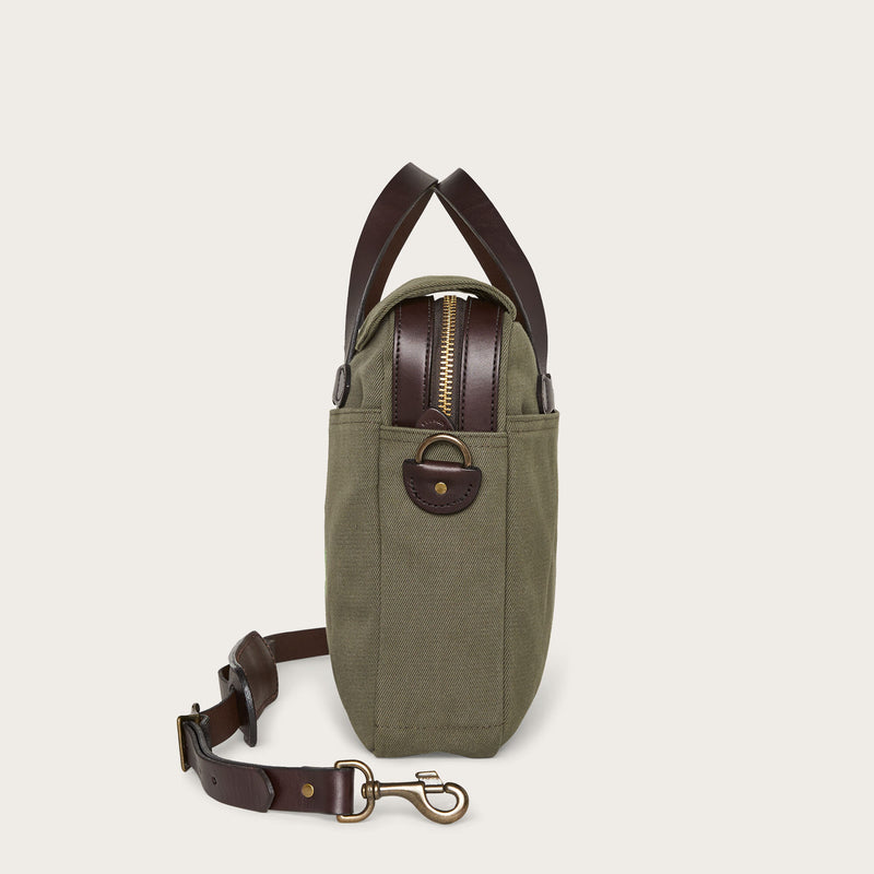 Rugged twill original briefcase by Filson | Otter green (Green)