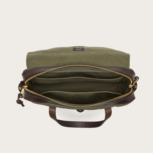 Rugged twill original briefcase by Filson | Otter green (Green)