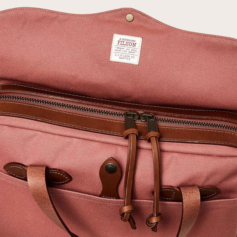 Rugged twill original briefcase von Filson | Cedar red (Red)