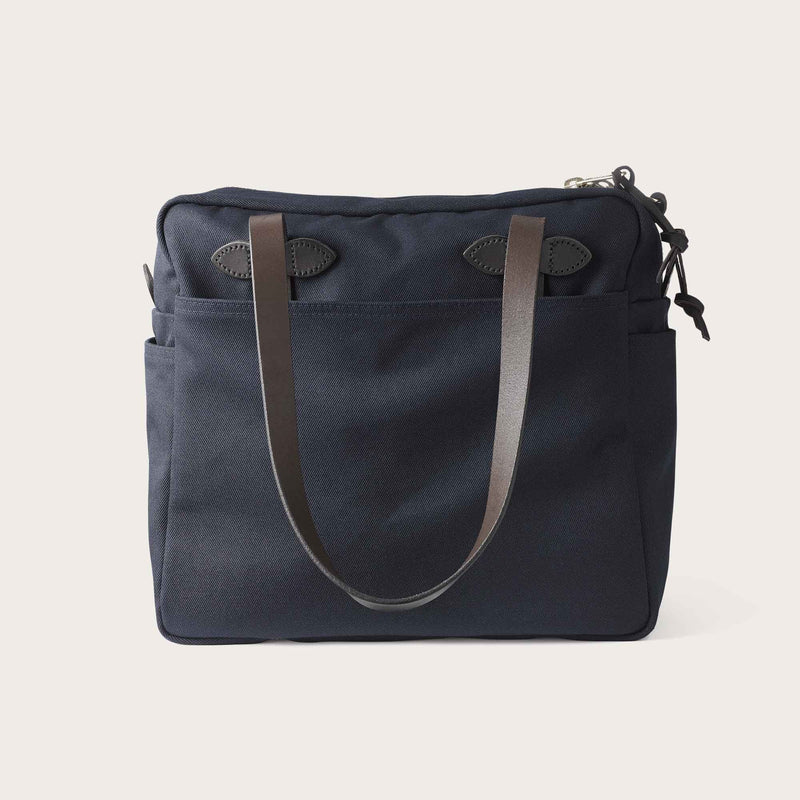 Tote bag with zipper by Filson | Navy (Blue)