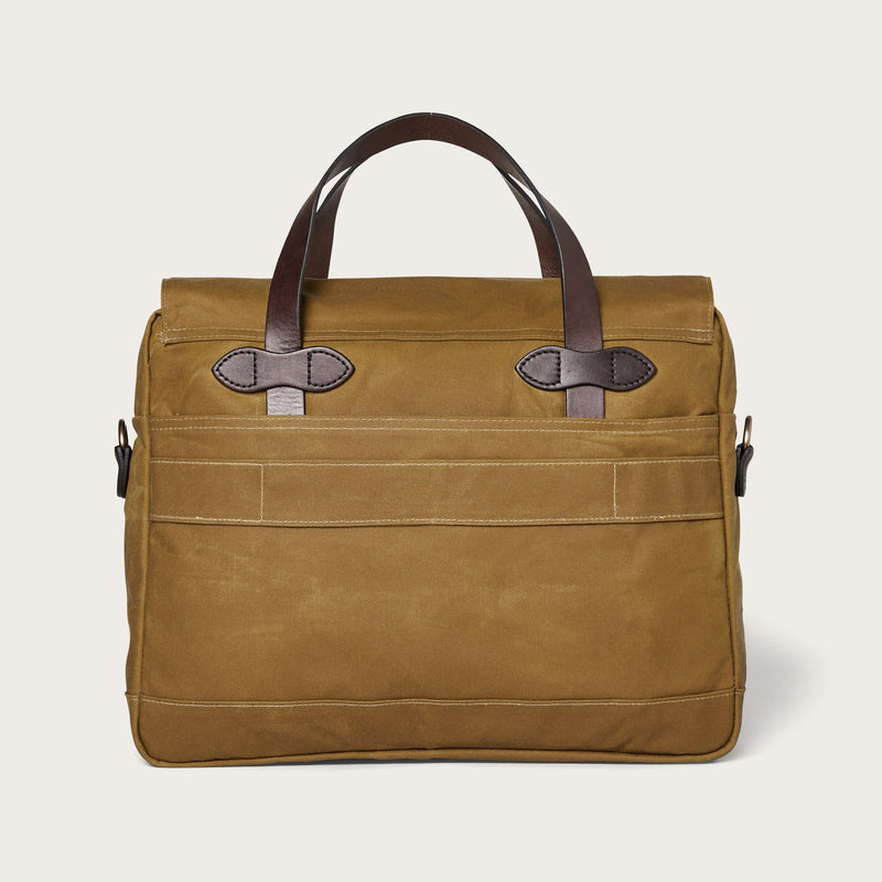 24 hour tin cloth briefcase di Filson | Dark tan (Beige)