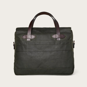 24 hour tin cloth briefcase by Filson | Otter green (Green)