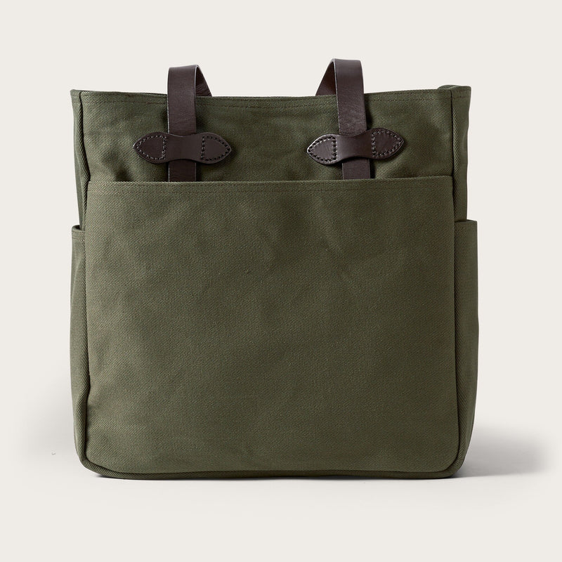 Rugged twill tote bag by Filson | Otter green (Green)