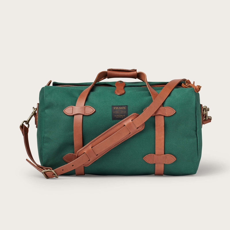 Small rugged twill duffle bag by Filson | Hemlock (Green)