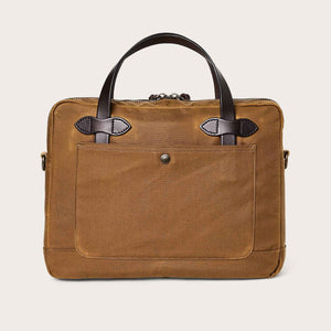 Tin cloth compact briefcase di Filson | Dark tan (Beige)