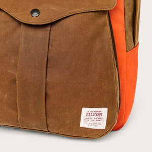 Journeyman backpack by Filson | Dark tan / flame (Orange)