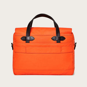24 hour tin cloth briefcase by Filson | Flame (Orange)