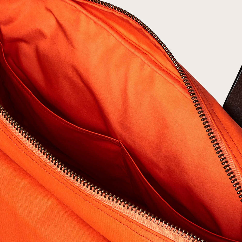 24 hour tin cloth briefcase by Filson | Flame (Orange)