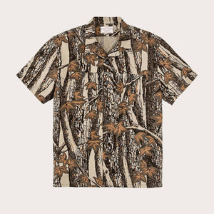 Rustic short sleeve camp shirt von Filson | Maple bark camo / ta (Brown)