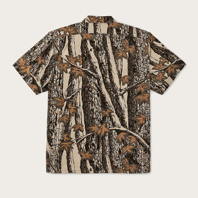 Rustic short sleeve camp shirt von Filson | Maple bark camo / ta (Brown)