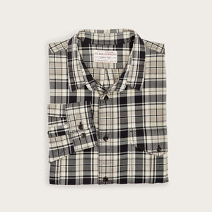 Lightweight alaskan guide shirt by Filson | Cream / black / gray (Multicolor)